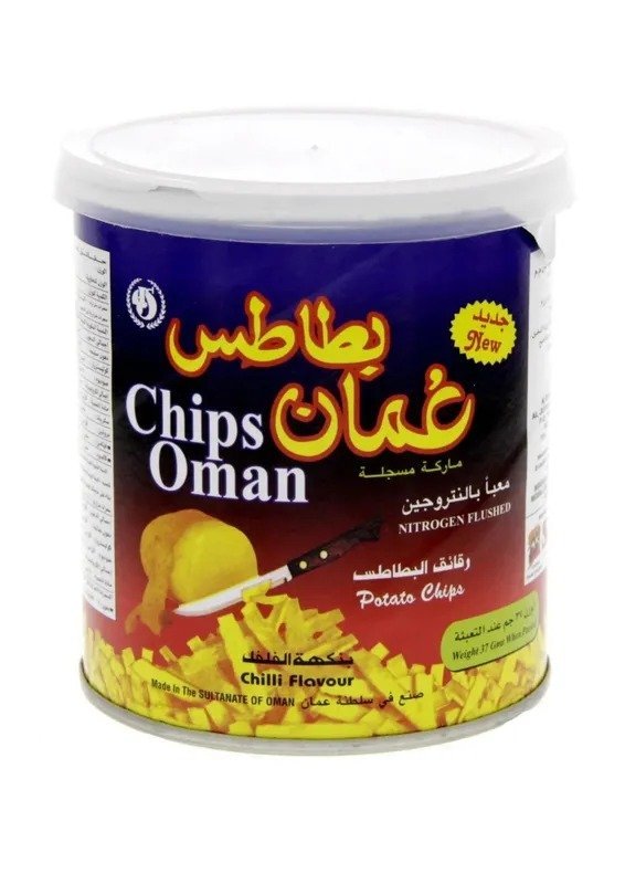 OMAN CHIPS ***  CAN   *** 6 X 37 GM