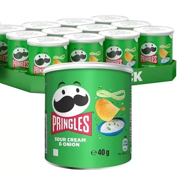 PRINGLES ( SMALL ) GREEN 1X12   (CREAM & ONION)