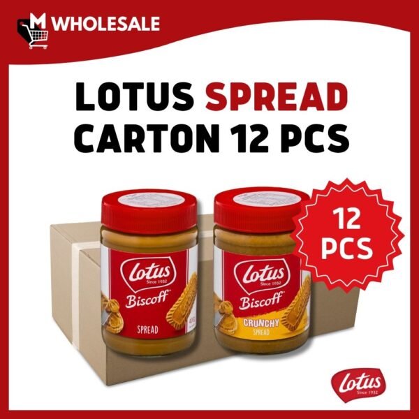 LOTUS ( SPREAD CREAME JAR ) 12 X 400 GM *export ---EXP:12/2026>>>>Inform customer