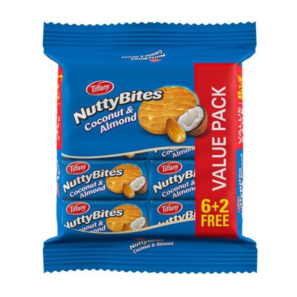 NUTTY BITES -Biscut -3X8X72GM-- Coconut & Almond