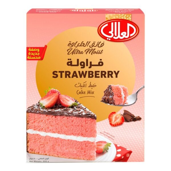 CAKE MIX **(  AL ALALI  )** 12 X 500 GM ( STRAWBERRY )