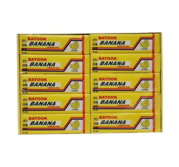 CHEWINGUM BATOOK  ( BANANA )  50 X 20 PCS