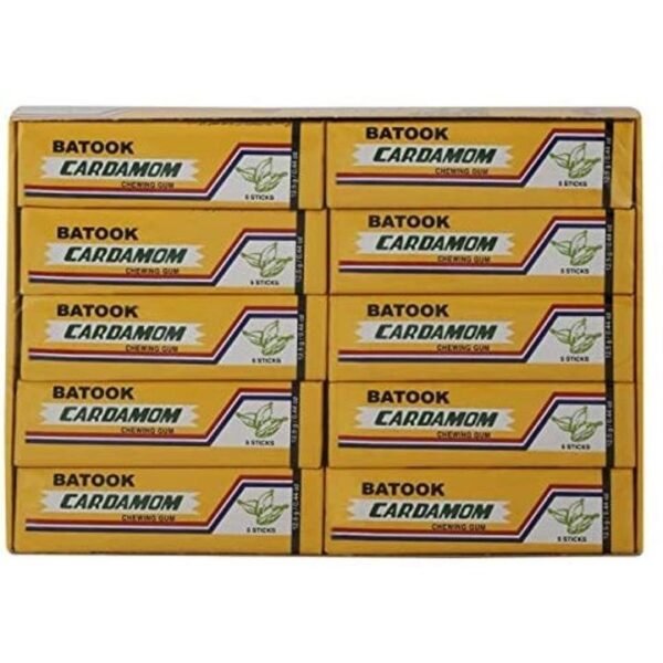 CHEWINGUM BATOOK  ( CARDAMON )  50 X 20 PCS