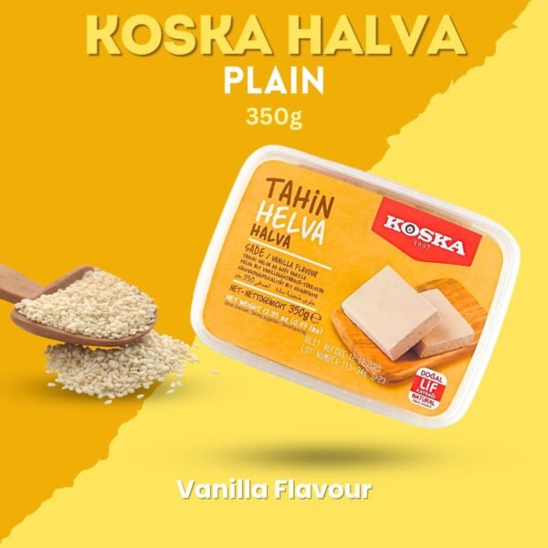 HALAVA  ** PLAIN ** 12 X 400 GM **( SMALL )