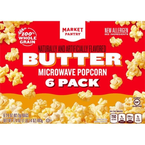 POP CORN **PKT**( BUTTER)**12X273GM *( A/G )-12/2026-no return >OFFER PERCE >>>inform customer