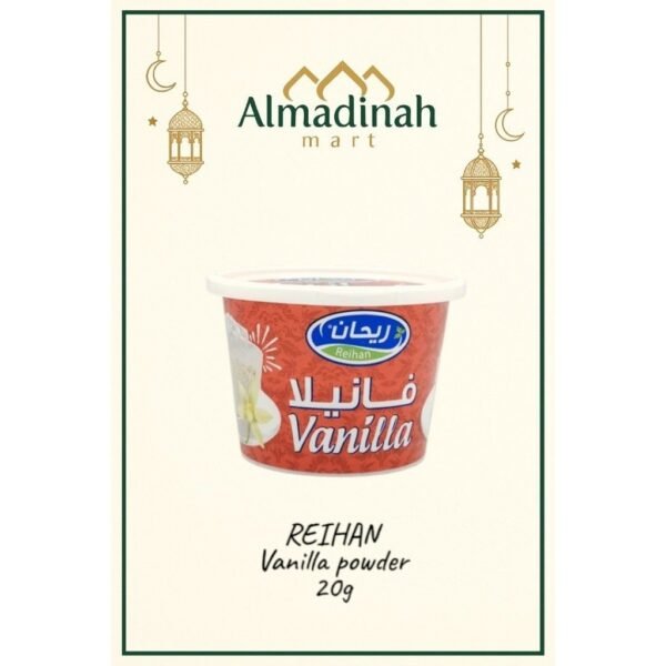VANILA POWDER 12 X 12 X 20 GM ***(REIHAN)