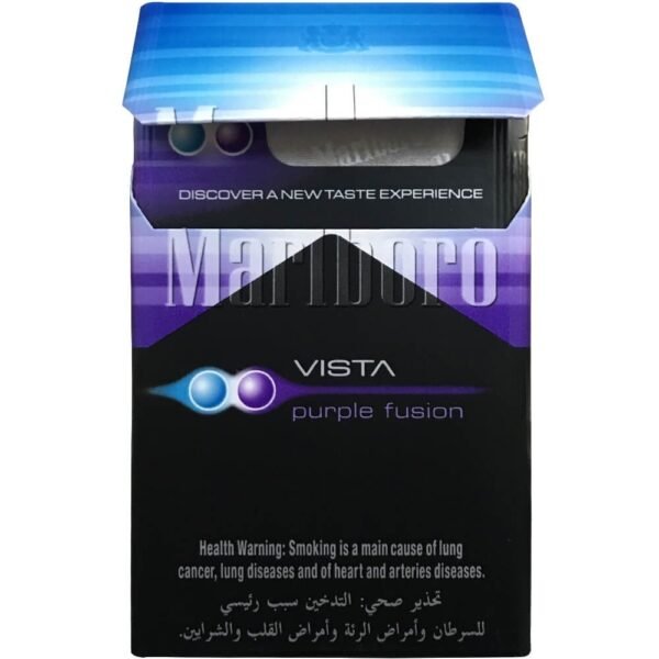 MARLBORO VISTA ** PURPLE  FUSION ** 50X10 PCS ( NO RETURN )