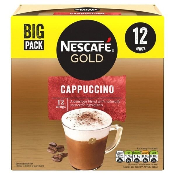 NESCAFE CAPPUCCINO ( GOLD ) 12 OUTER X 10 STICK