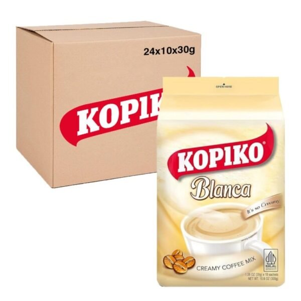 KOPIKO COFFE ** POUCH ( BLANCA )  24  X 10  X 30 GM