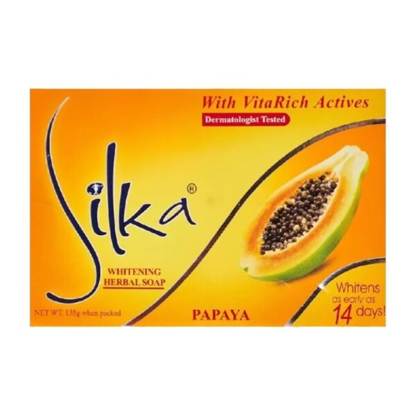 SILKA **(  PAPAYA  SOAP  )**  72 X 135  GM