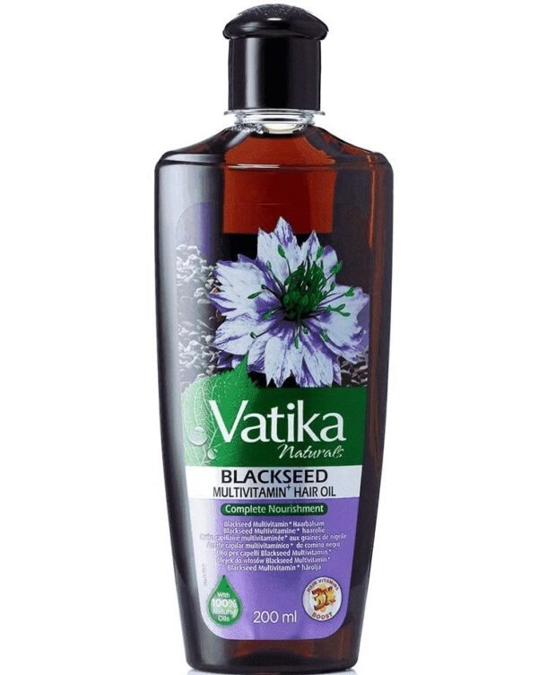 VATIKA * BLACK SEED * HAIR OIL 12 X 200 ML