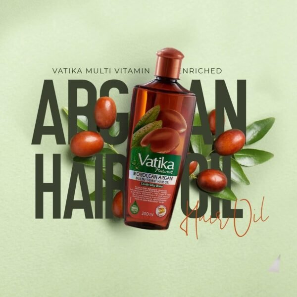 VATIKA * ARGAN * HAIR OIL 12 X 200 ML