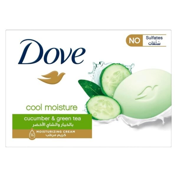 DOVE SOAP 72 X 125 GM  -( GREEN )**( CUCUMBER )                                         CoolMoisture