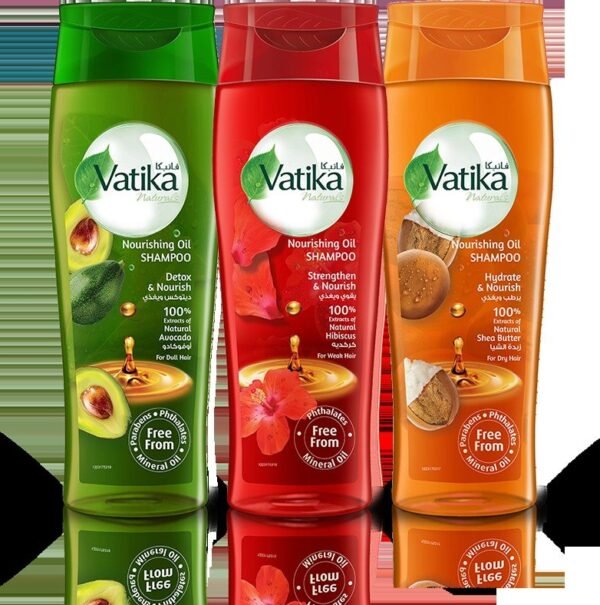 VATIKA **(  SHAMPOO  )** 12 X 400 ML** MIX