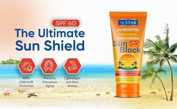 SUNBLOCK CREAM **( STAR )** 48 X 170 GM