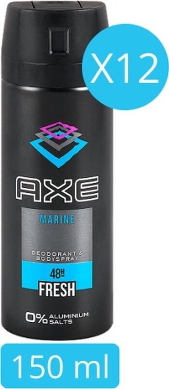 AXE BODY SPRAY 12 X 150 ML **( Export )