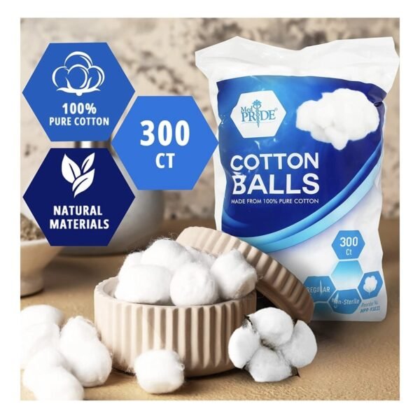 COTTON BALLS ** WHITE ** 1 X 48 BAGS