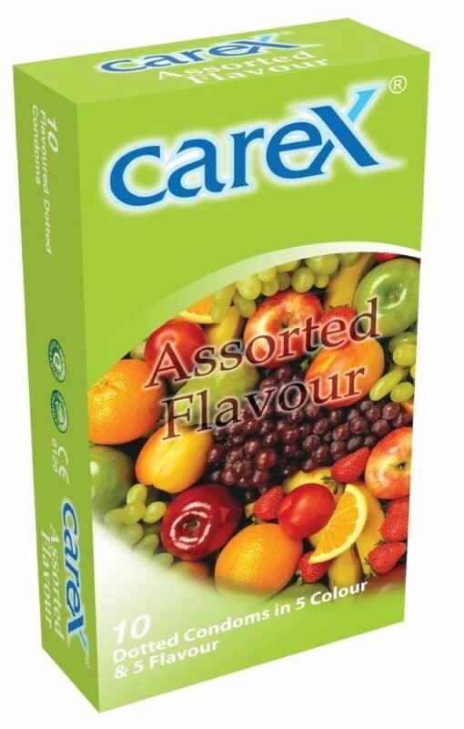 CAREX CONDOMS 1 X 40   ( RED )  ASORTED FLAVOR