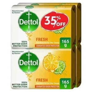 DETTOL SOAP * SHJ * 48 X 165 GM ( B ) YELLOW/FRESH