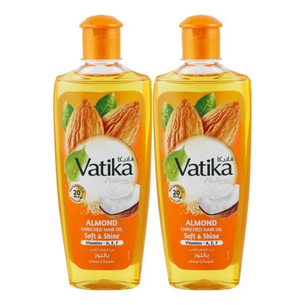 VATIKA * ALMOND * HAIR OIL 12 X 200 ML