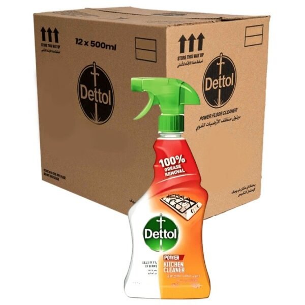 DETTOL KITCHEN CLEANER * GUN * 12 X 500 ML