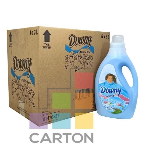 DOWNY ( 6 X 3 LTR ) LIQUID * BLUE * 6 X 3 LTR                                      VALLEY DEW