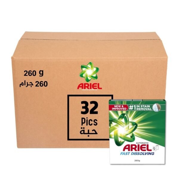 ARIEL DET.PWDR * GREEN ** 32 X 260 GM ** ( M )