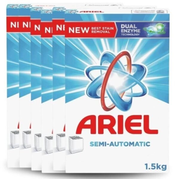 ARIEL DET.PWDR * BLUE *  6 X 1.5 KG ** ( F )