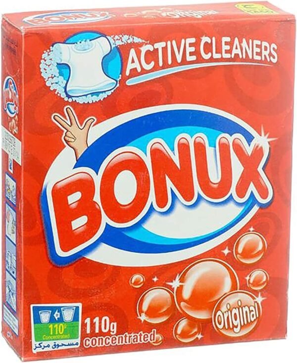 BONUX DETERGENT POWDER 72 X 110 GM--( S )