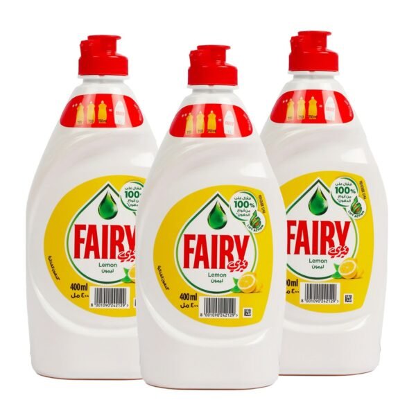 FAIRY LIQUID  (  SMALL )  LEMON 21 X 400 ML---((( offer pack)) ------ (7 x 3 x400ml)