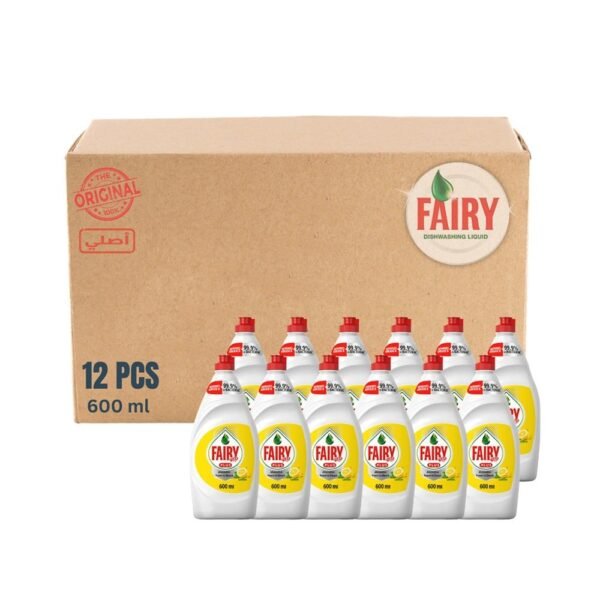 FAIRY (  BIG  ) LEMON  12  X  600 ML ** offer pack