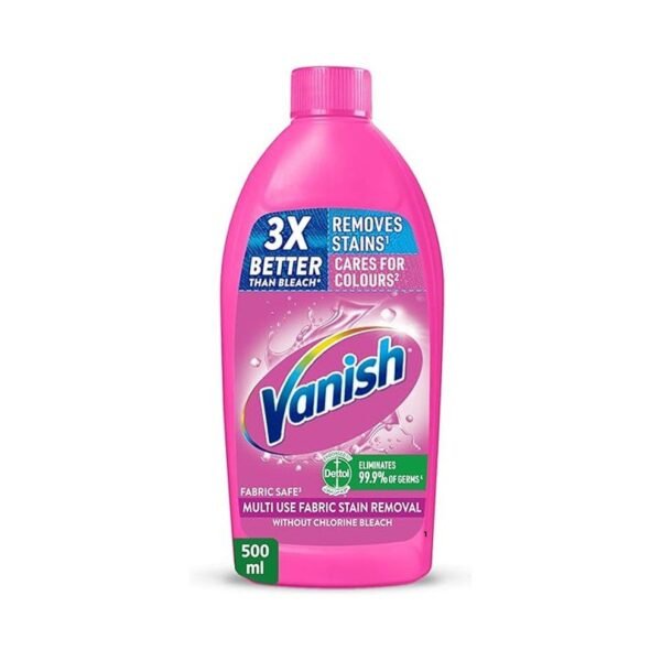 VANISH STAIN REMOVER LIQUID 12 X 495 ML**( PINK )
