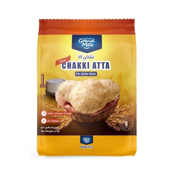 GRAND (( chakki)) MILL CHAKKI ATTA ** 10 KG