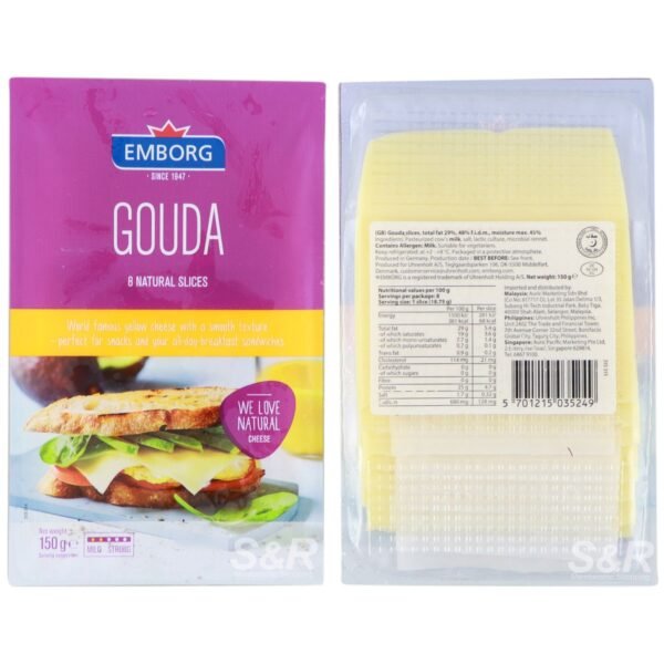 EMBORG **(  SLICE CHEESE  )**  8 X 800 GM   ...  48 PCS