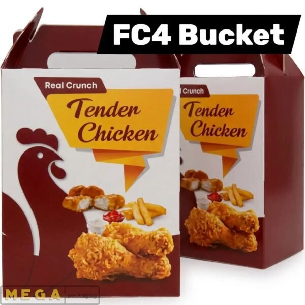 BAR B QUE (CHICKEN) BOX 1 X 100 ( BIG ) - C D BOX