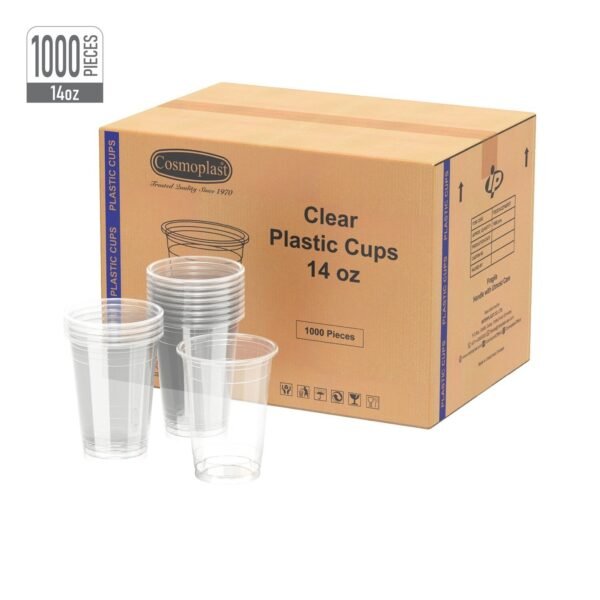 CLEAR GLASS ..14 OZ X 1000 PCS *