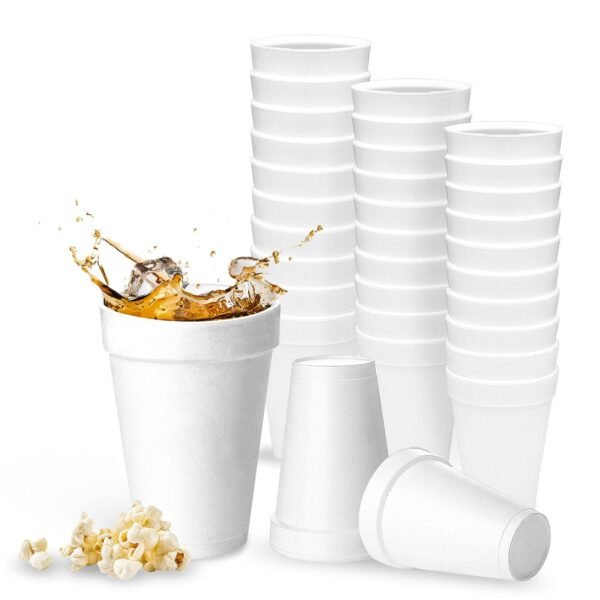 FOAM TEA CUP **( K PACK )** 25 X 40 6 OZ