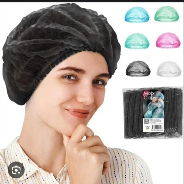 NURSE CAP ** BLACK ** 10 X 100 PCS
