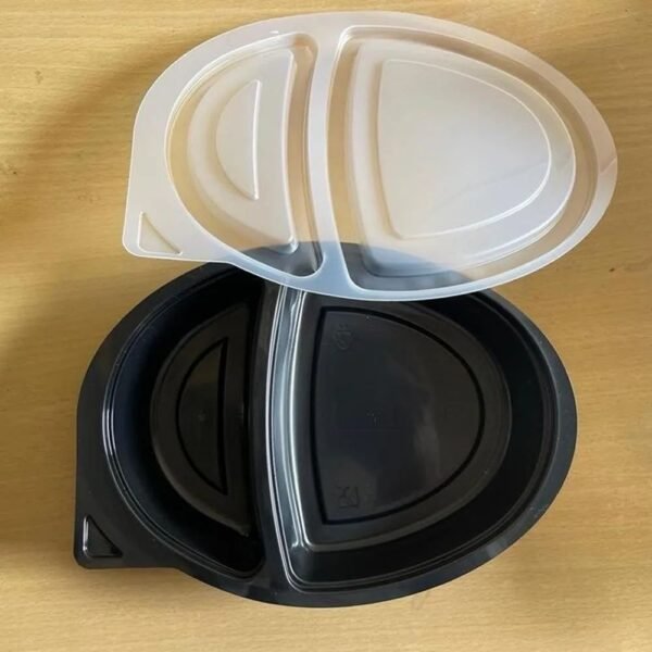 PLASTIC TRAY DISPOSABLE ( OVAL ) NO : 7