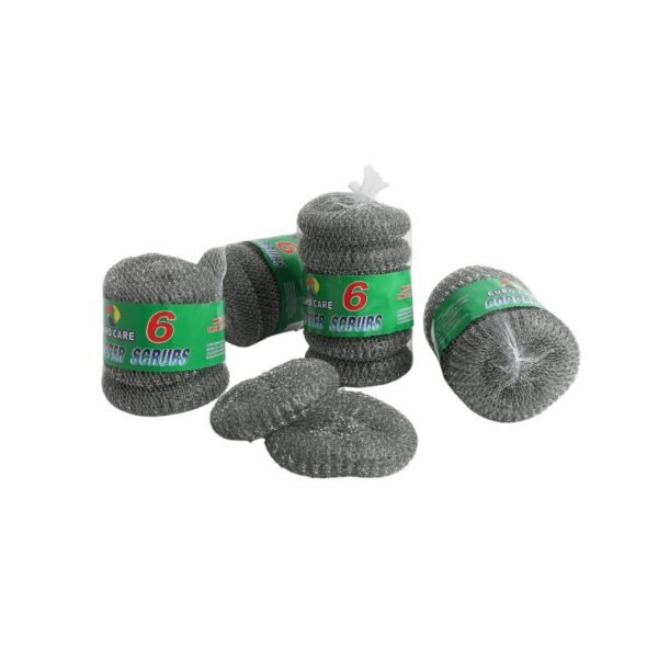 STEEL WOOL HARD ( B )  2 X 6 PCS **(  6 PCS outer  )