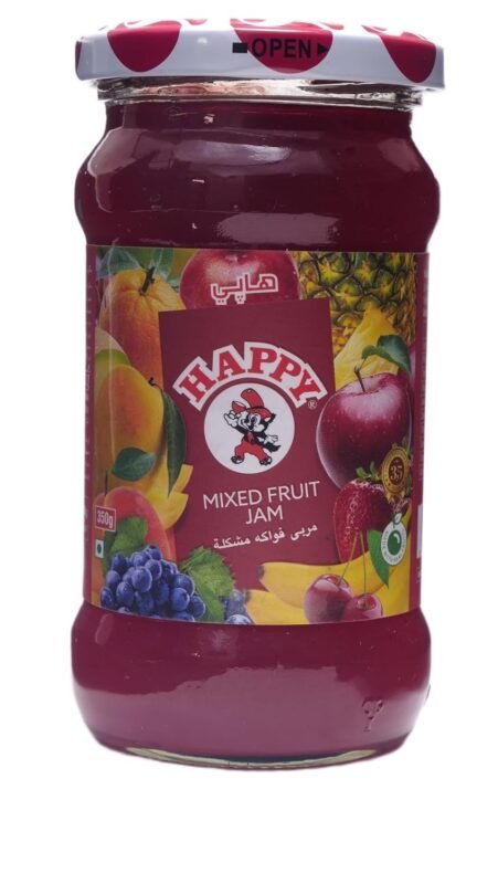 HAPPY  'JAM ** MIX FRUIT ** 12X500 GM(MATCO UP)