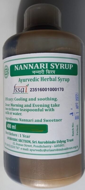 NANNARI  SYRUP -( THAMAR )- 12 X ** 1  LTR ,, ( BIG )