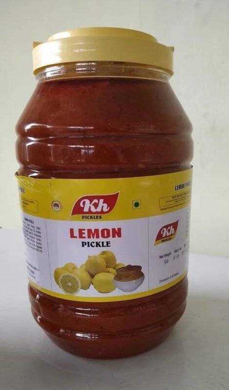 PICKLE JAR  4 X 5 KG ** LEMON