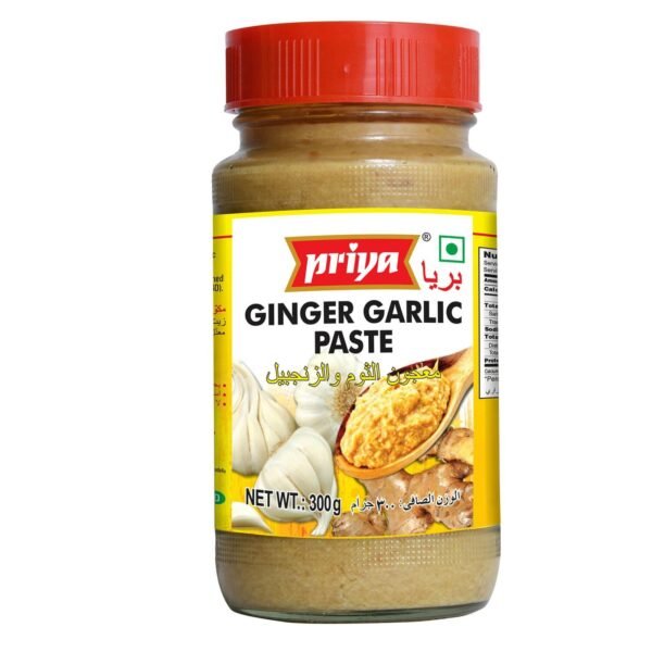 PRIYA  PASTE **((  GINGER GARLIC )) ** 24 X 300GM