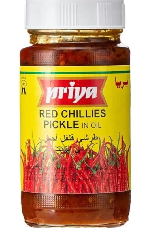 PRIYA  PICKLE **((  RED CHILLY  )) ** 24 X 300GM