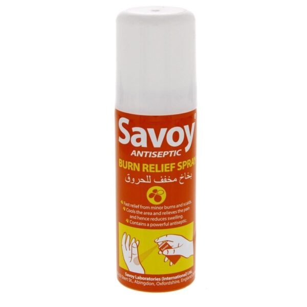 SAVOY ( Orange ) BURN RELIEF SPRAY 12 X 50 ML