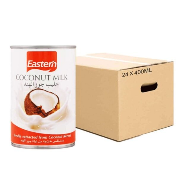 COCONUT MILK * TIN * (  EASTERN  ) 24 X 400 ML -- MATCO UP