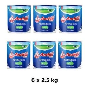 ANCHOR ** ( TIN BIG )--MILK POWDER 6 X 2.5 KG ( BIG )