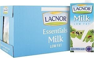 LACNOR (  * BLUE * )  HALF CREAM MILK  12 X 1 LTR