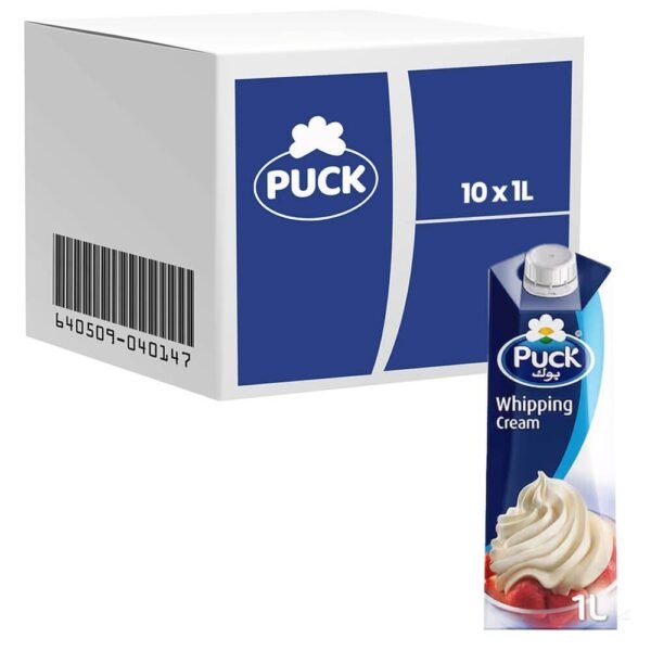 PUCK **( WHIPING CREAM )** 12 X ** 1 LTR